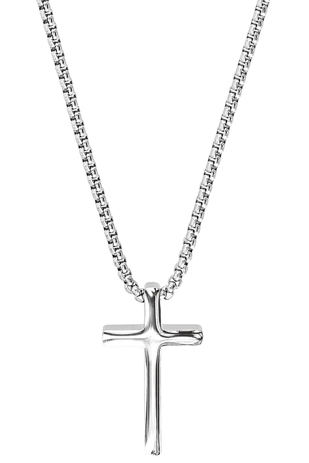 Collier pour homme - Steel Cross