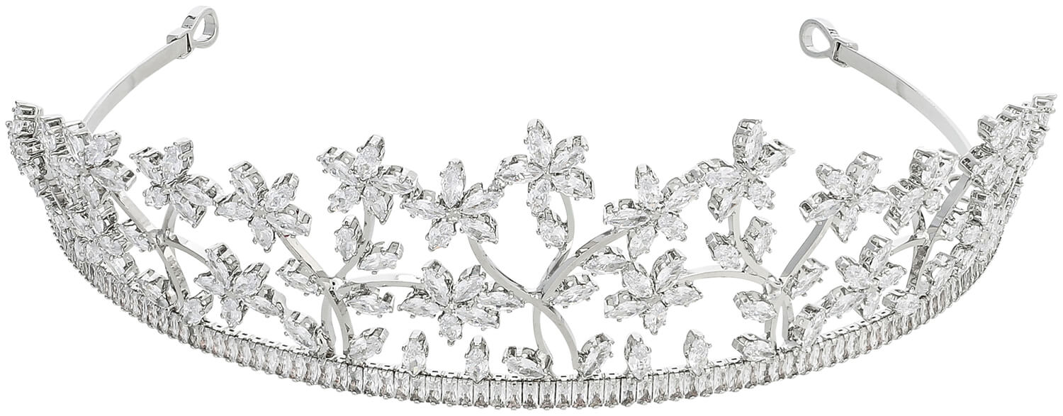 fuerte Leer Empresario Diadema - Flower Crown online en BIJOU BRIGITTE