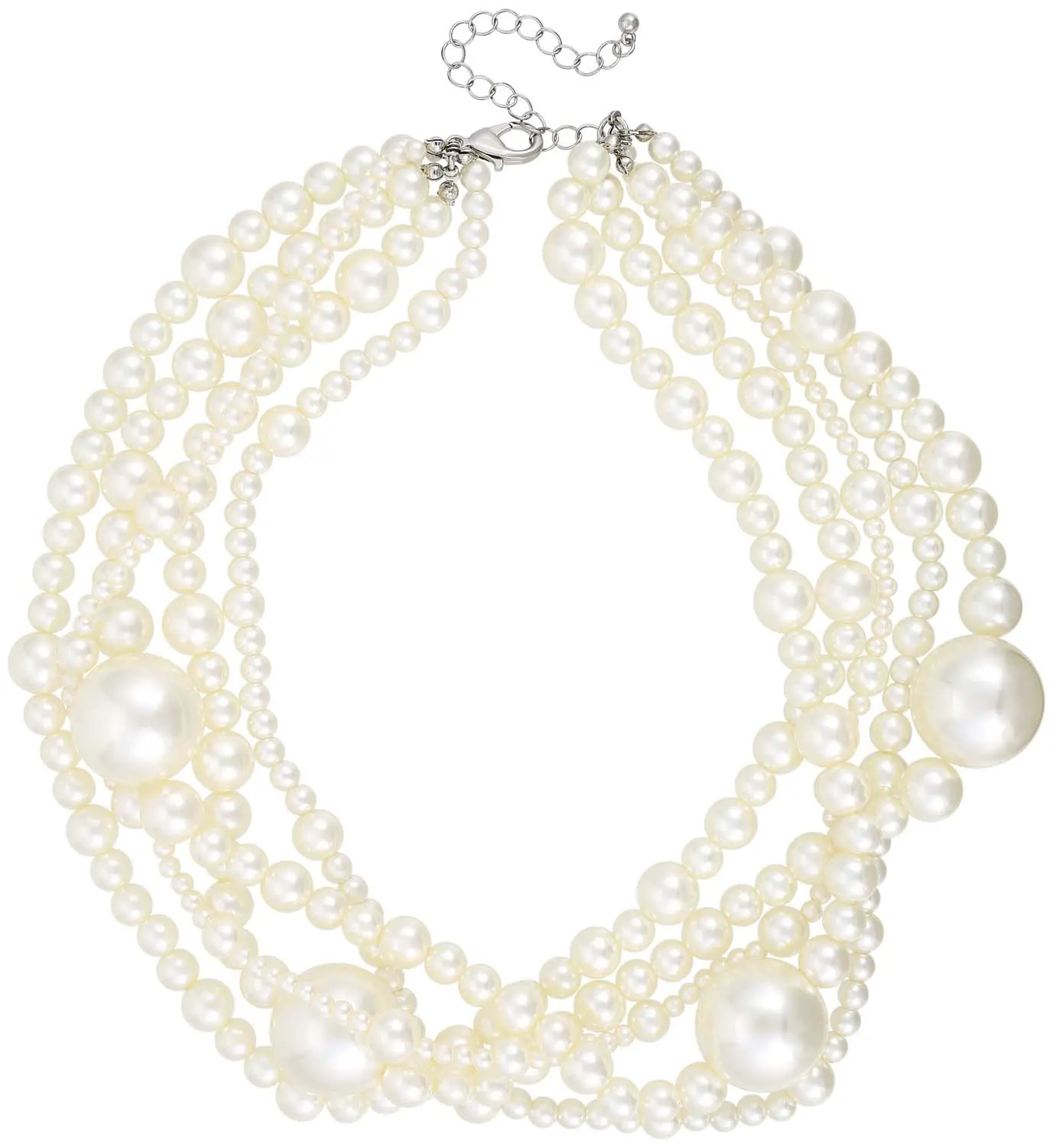 Collar a capas - Chunky Pearls